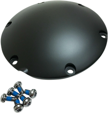 DRAG SPECIALTIES Derby Cover - Satin Black - 6 Hole - '04-'22 Sportster 301500