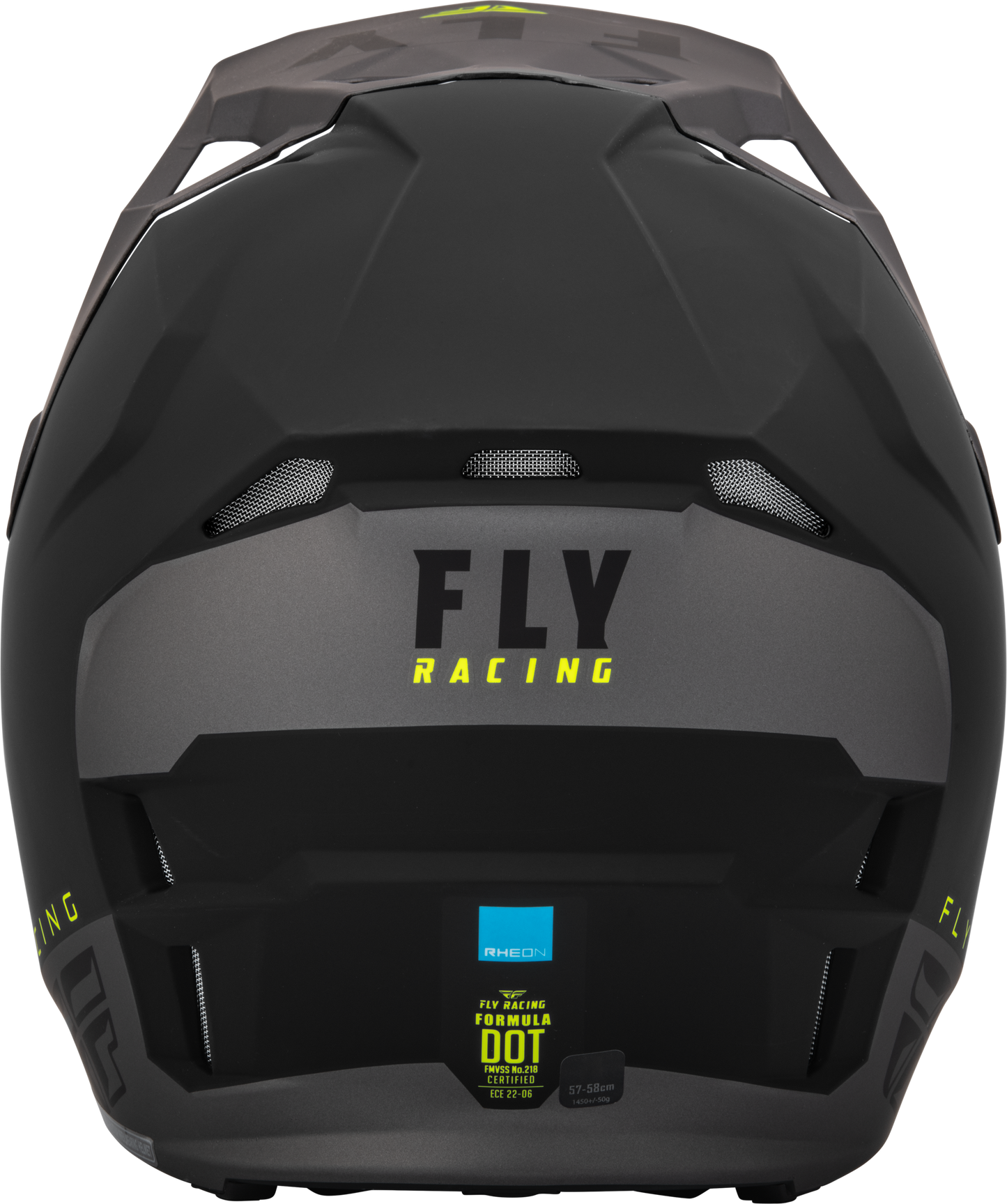 Formula Cp Slant Helmet Matte Black/Grey/Hi Vis Lg
