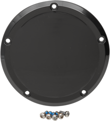 DRAG SPECIALTIES Derby Cover - Gloss Black - 5 Hole - '15-'25 Harley-Davidson D33-0110GB