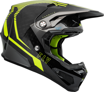 Youth Formula Carbon Tracer Helmet Hi Vis/Black Yl