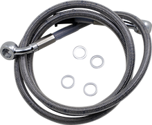 DRAG SPECIALTIES Brake Line - Front (Upper) - Stainless Steel 618763