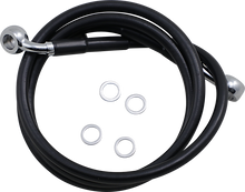 DRAG SPECIALTIES Brake Line - +2" - Black - XL 618763-2BLK