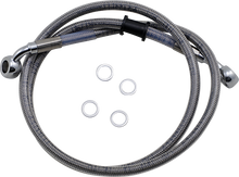 DRAG SPECIALTIES Brake Line - Front (Upper) - Stainless Steel 618606