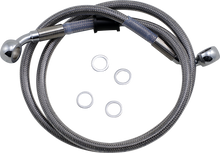DRAG SPECIALTIES Brake Line - Front (Upper) - Stainless Steel 618614