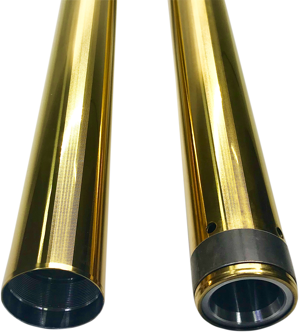 PRO-ONE PERF.MFG. Fork Tube - 49 mm - 25.50" - Gold 105120G
