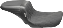 LE PERA Kickflip Seat - Diamond w/ Gripp Tape - Black - FXD '04-'05 LF-591DMGP