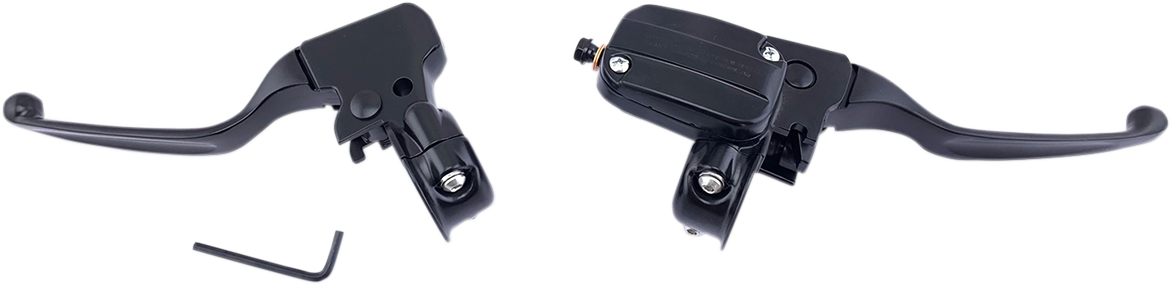 DRAG SPECIALTIES Handlebar Control Kit - '99 - '06 FLT/FLHT - Black H07-0786MB-A