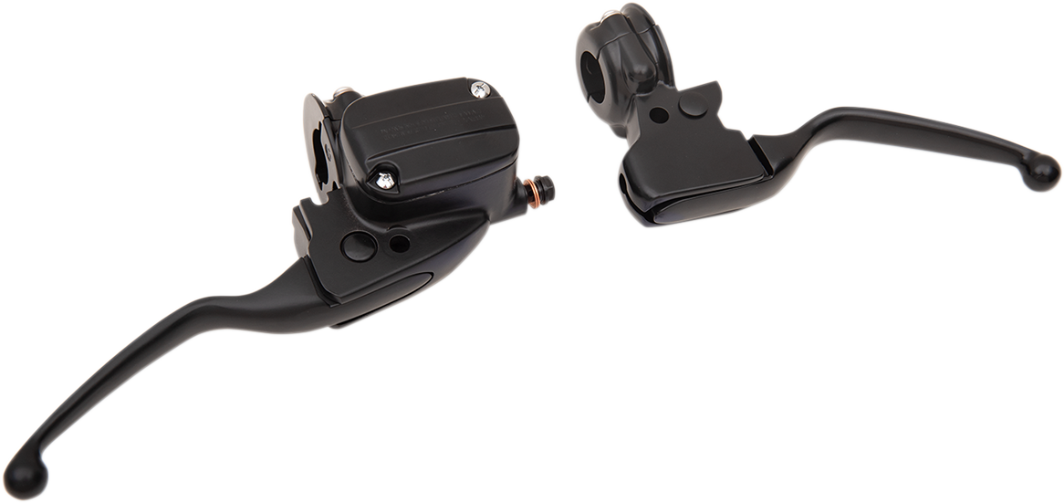 DRAG SPECIALTIES Handlebar Control Kit - 15 mm Master Cylinder - '08 - '13 FLT - Black H07-0780MB-A