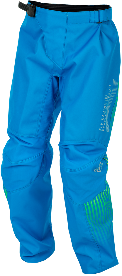 Youth F 16 Pants Blue/Hi Vis Sz 26