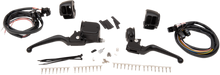 DRAG SPECIALTIES Handlebar Control Kit - 11/16" Master Cylinder - '96 - '11 - Black H07-0751AKMB
