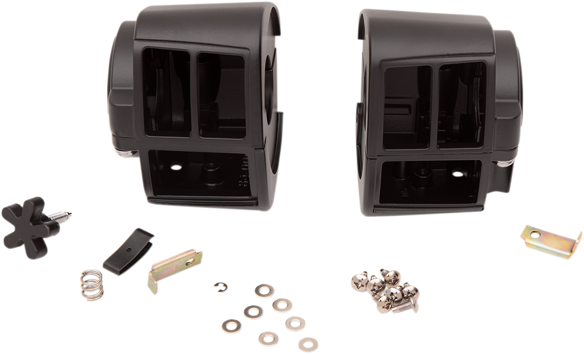 DRAG SPECIALTIES Handlebar Switch Housing Kit - Matte Black 07-0544/5MB