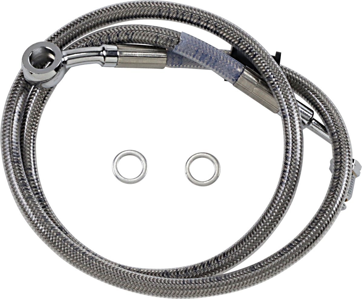 DRAG SPECIALTIES Brake Line - +6" - Stainless Steel - '18-'23 Softail 618620-6