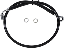 DRAG SPECIALTIES Brake Line - Front (Upper) - Black 618620-BLK