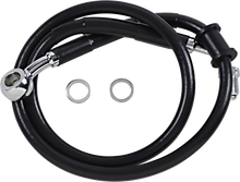 DRAG SPECIALTIES Brake Line - +2" - Black - '18-'23 Softail 618620-2BLK