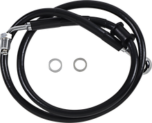DRAG SPECIALTIES Brake Line - +8" - Black - '18-'23 Softail 618620-8BLK