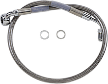 DRAG SPECIALTIES Brake Line - Front (Upper) - Stainless Steel 618601