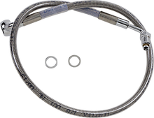 DRAG SPECIALTIES Brake Line - +2" - Stainless Steel - '18-'21 Softail 618601-2