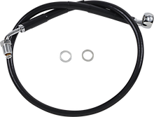 DRAG SPECIALTIES Brake Line - +2" - Black - '18-'21 Softail 618601-2BLK