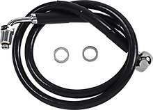 DRAG SPECIALTIES Brake Line - +6" - Black - '18-'21 Softail 618601-6BLK