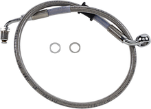 DRAG SPECIALTIES Brake Line - Front (Upper) - Stainless Steel 618604