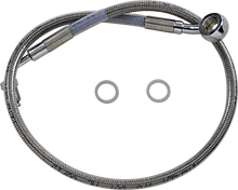 DRAG SPECIALTIES Brake Line - +2" - Stainless Steel - '18-'23 Softail 618631-2