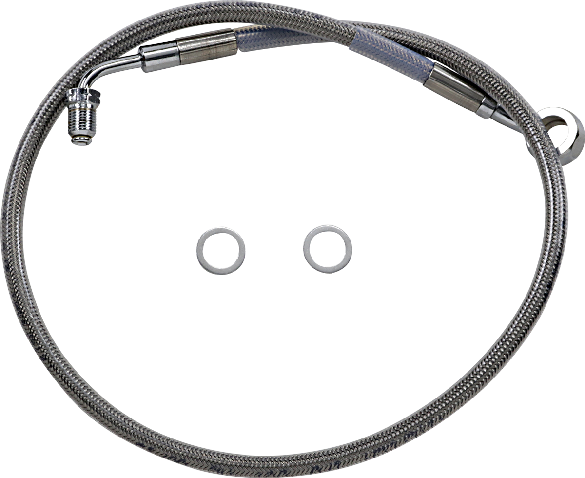 DRAG SPECIALTIES Brake Line - +6" - Stainless Steel - '18-'23 Softail 618631-6