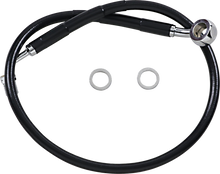 DRAG SPECIALTIES Brake Line - +2" - Black - '18-'23 Softail 618631-2BLK