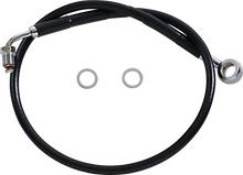 DRAG SPECIALTIES Brake Line - +4" - Black - '18-'23 Softail 618631-4BLK