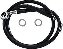 DRAG SPECIALTIES Brake Line - +10" - Black - '18-'23 Softail 618631-10BLK