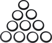 DRAG SPECIALTIES Fork Dust Seals - 49 mm - 10-Pack 57-104-10