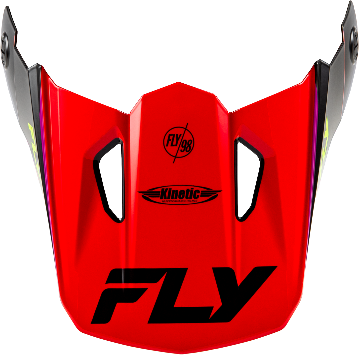 Kinetic Rally Helmet Visor Red/Black/White Xs/Sm