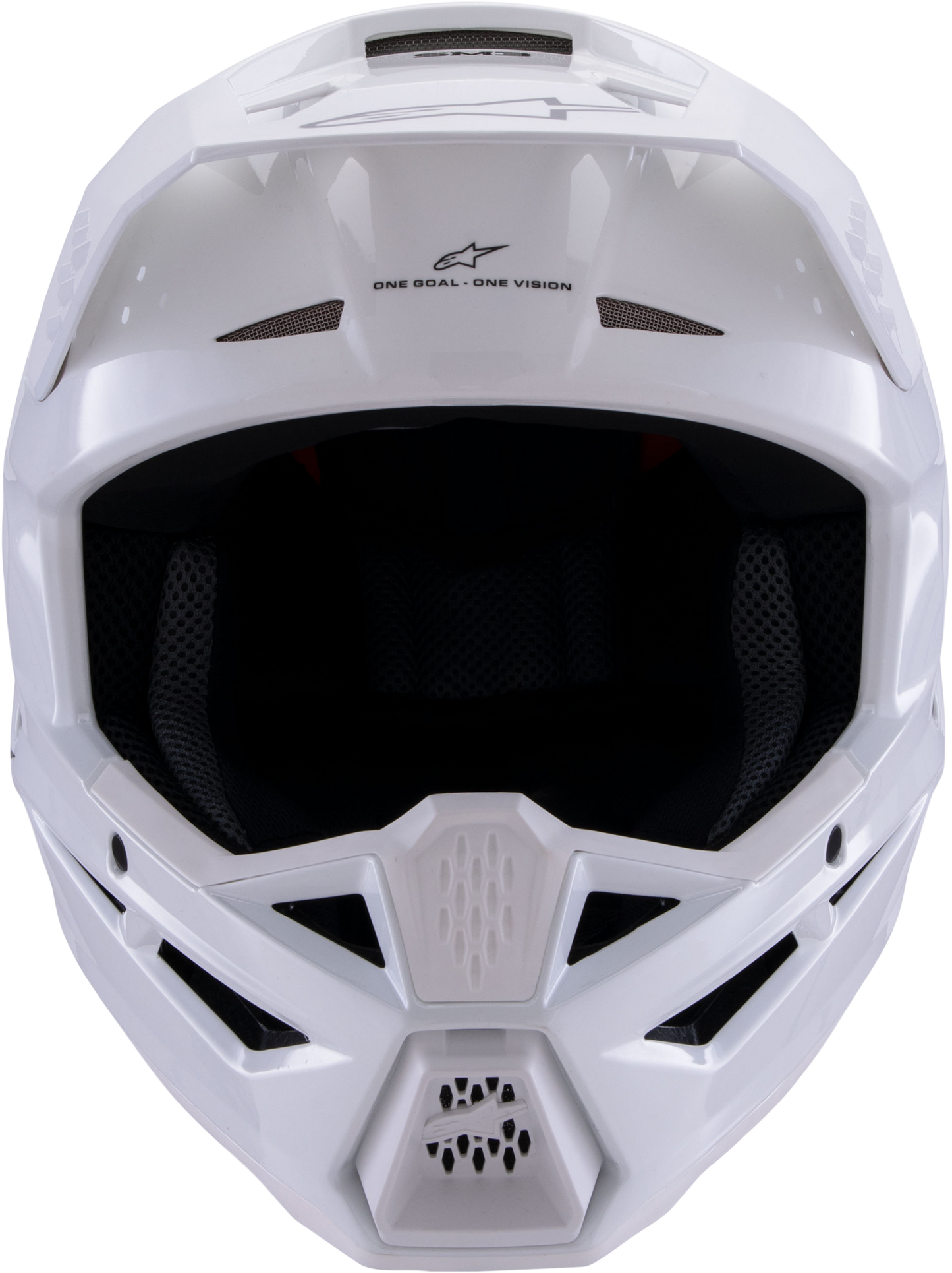 Sm3 Solid Helmet White Glossy Sm