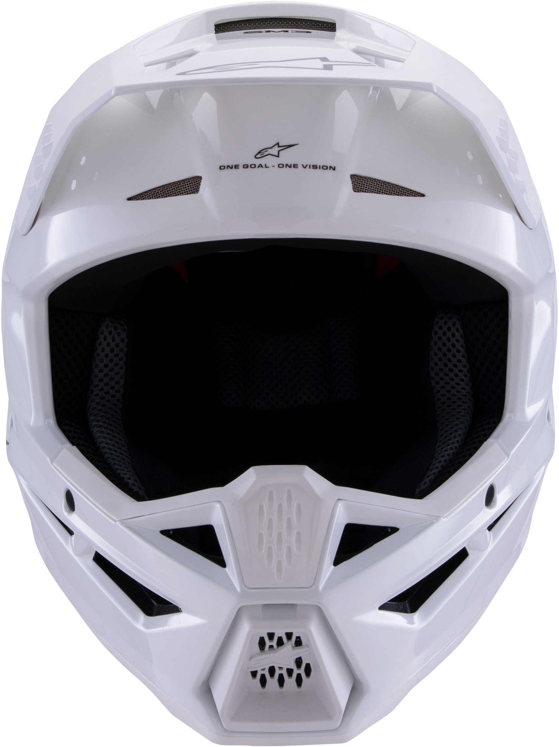 Sm3 Solid Helmet White Glossy Sm