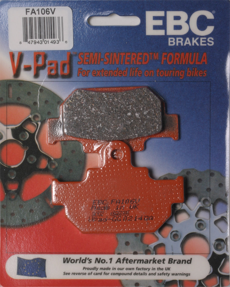 Brake Pads Fa106v Semi Sintered V Series