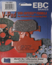 Brake Pads Fa106v Semi Sintered V Series