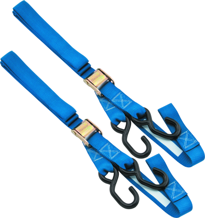 BikeMaster Tiedown 1-1/2 Integrated Softhook - Blue