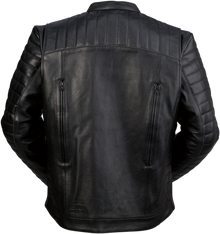 Z1R Artillery Leather Jacket - Black - 3XL 2810-3778