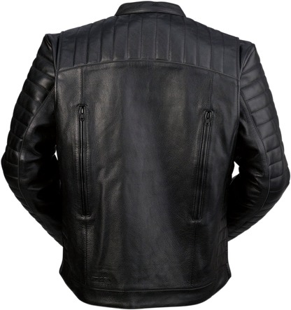 Z1R Artillery Leather Jacket - Black - 5XL 2810-3780