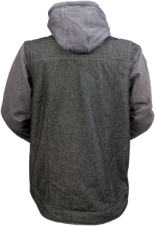 Z1R Denim Hoodie - Black/Gray - Small 2840-0104