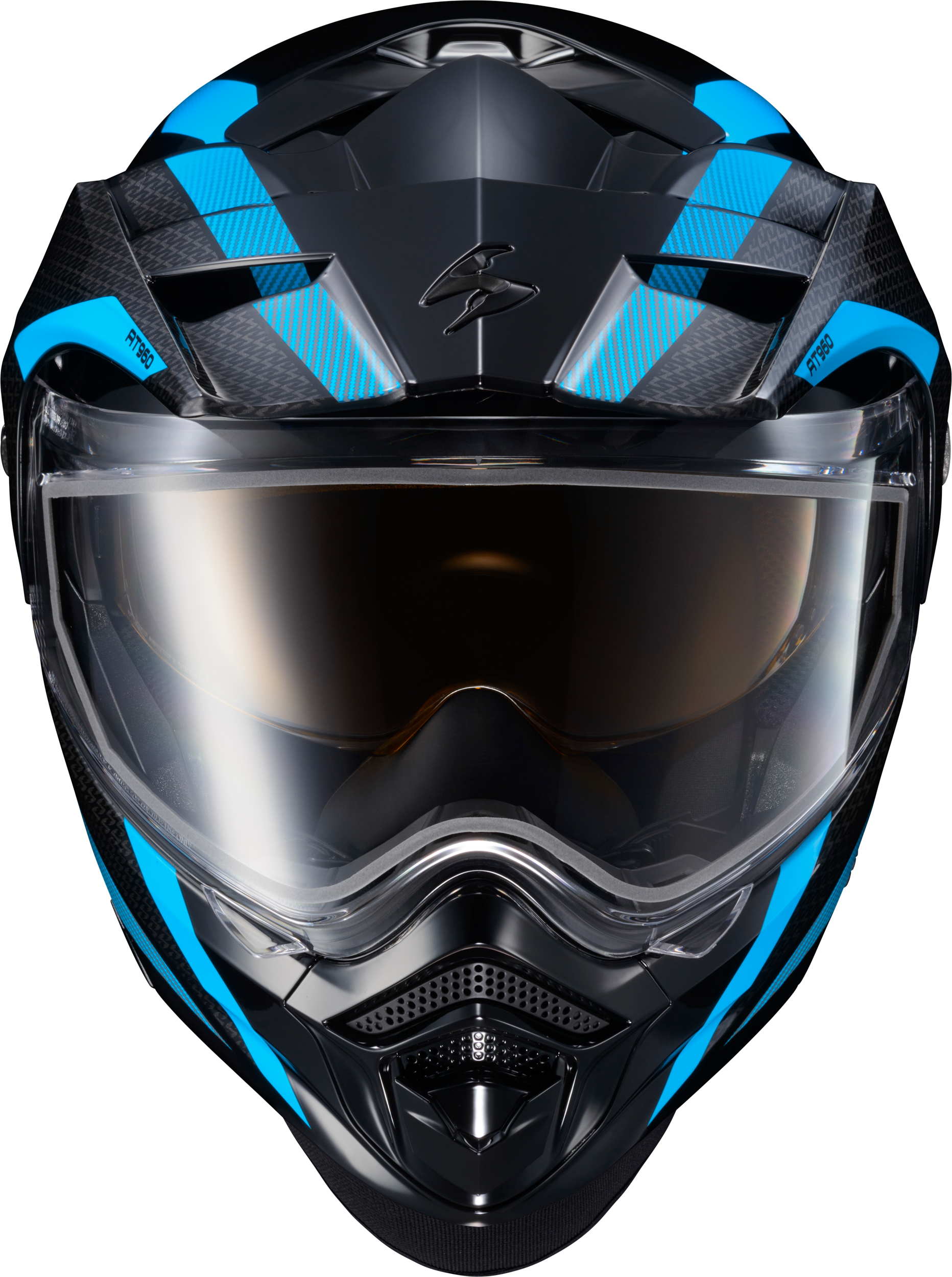 Exo At960 Cold Weather Helmet Hicks Light Blue Md (Electric)