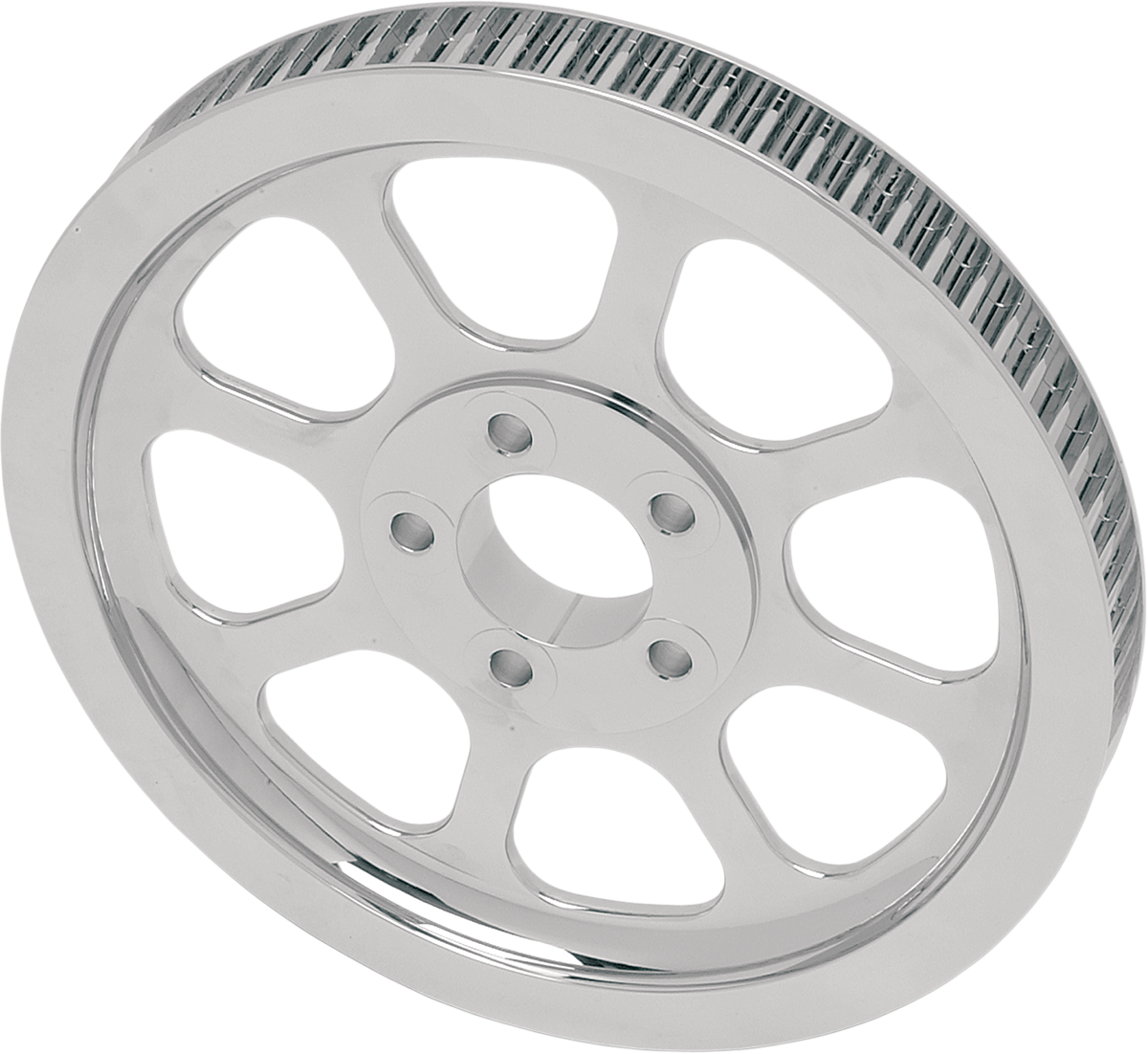 DRAG SPECIALTIES Chrome Rear Belt Pulley - 70 Tooth - '00-'05 FXST, '00-'06 FLST 191397