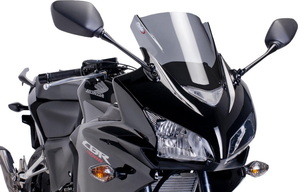 Windscreen Racing Dark Smoke