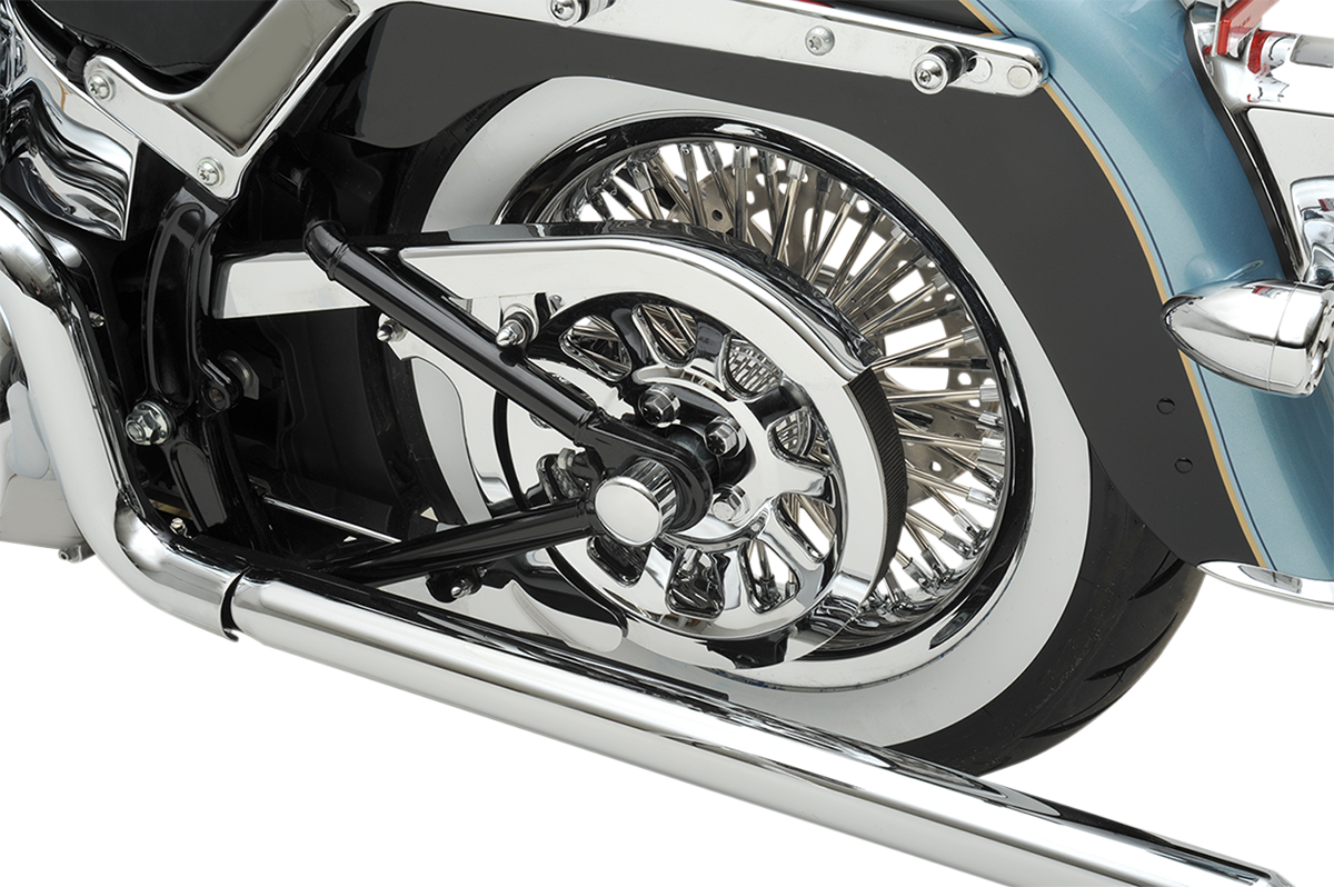 DRAG SPECIALTIES Chrome Rear Pulley - 66 Tooth - FLS/FXS 191312