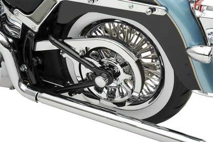DRAG SPECIALTIES Chrome Rear Pulley - 66 Tooth - FLS/FXS 191312