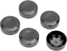 DRAG SPECIALTIES Rear Pulley Bolt Cover - Black D26-0152B