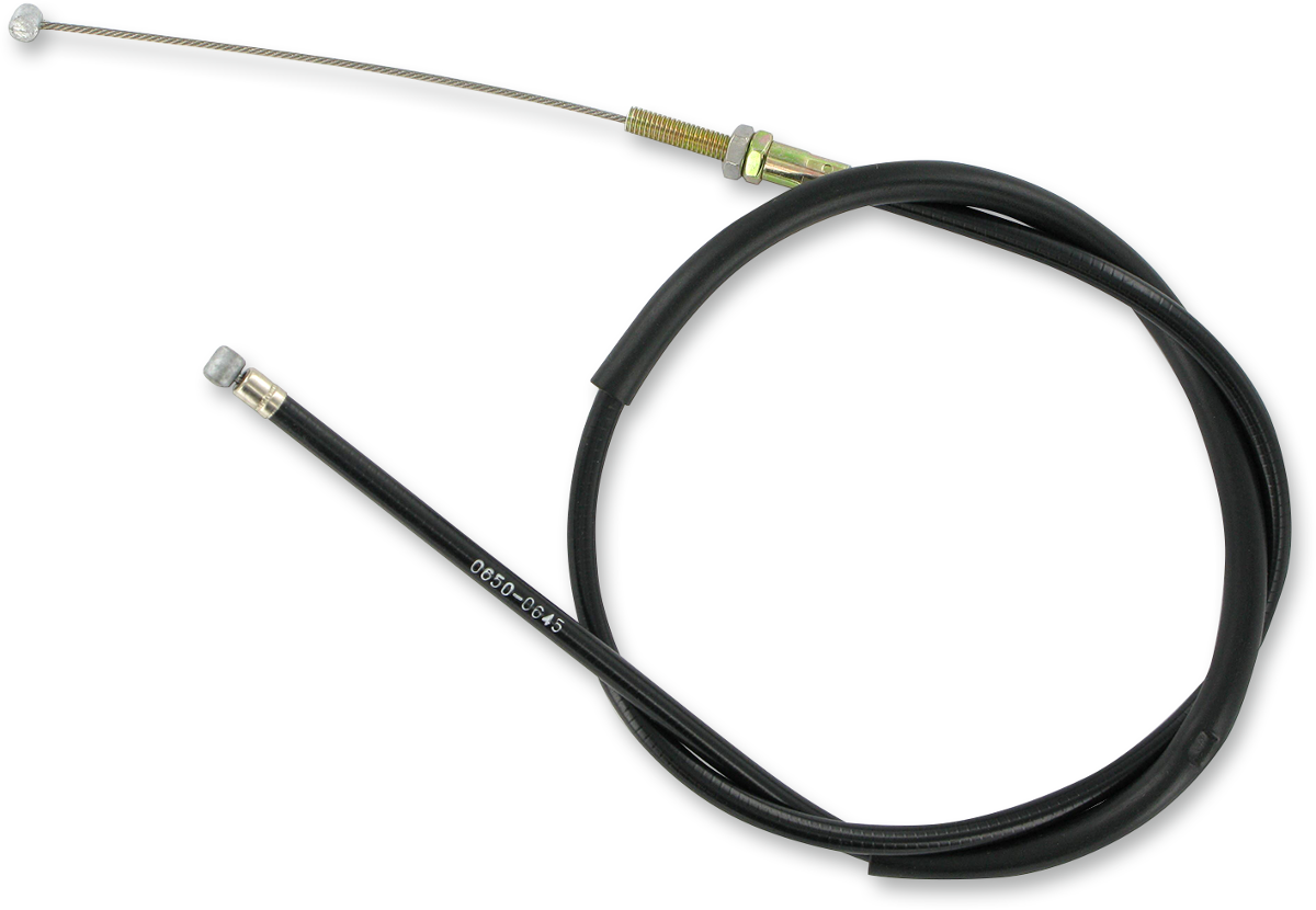PARTS UNLIMITED Black Vinyl Throttle Cable - Kawasaki 54012-0059