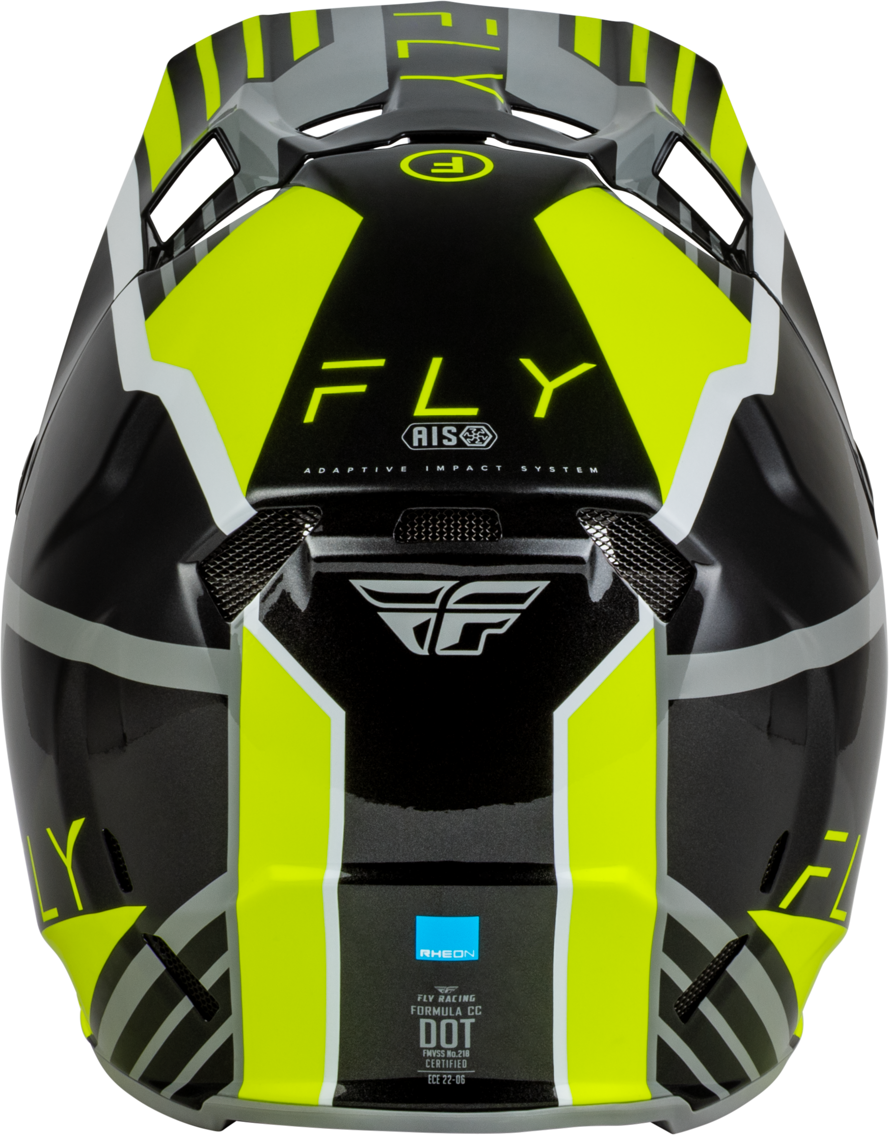 Formula Cc Strike Helmet Grey/Black/Hi Vis Sm