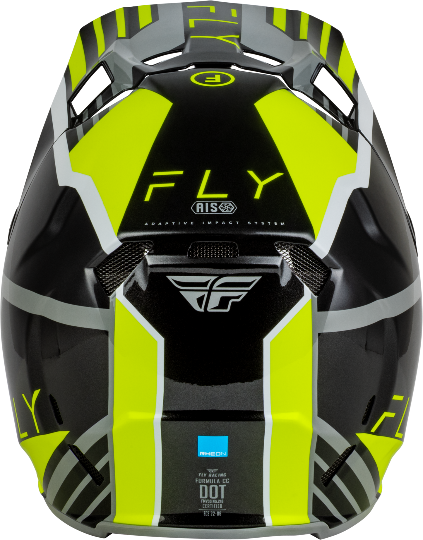 Formula Cc Strike Helmet Grey/Black/Hi Vis Lg