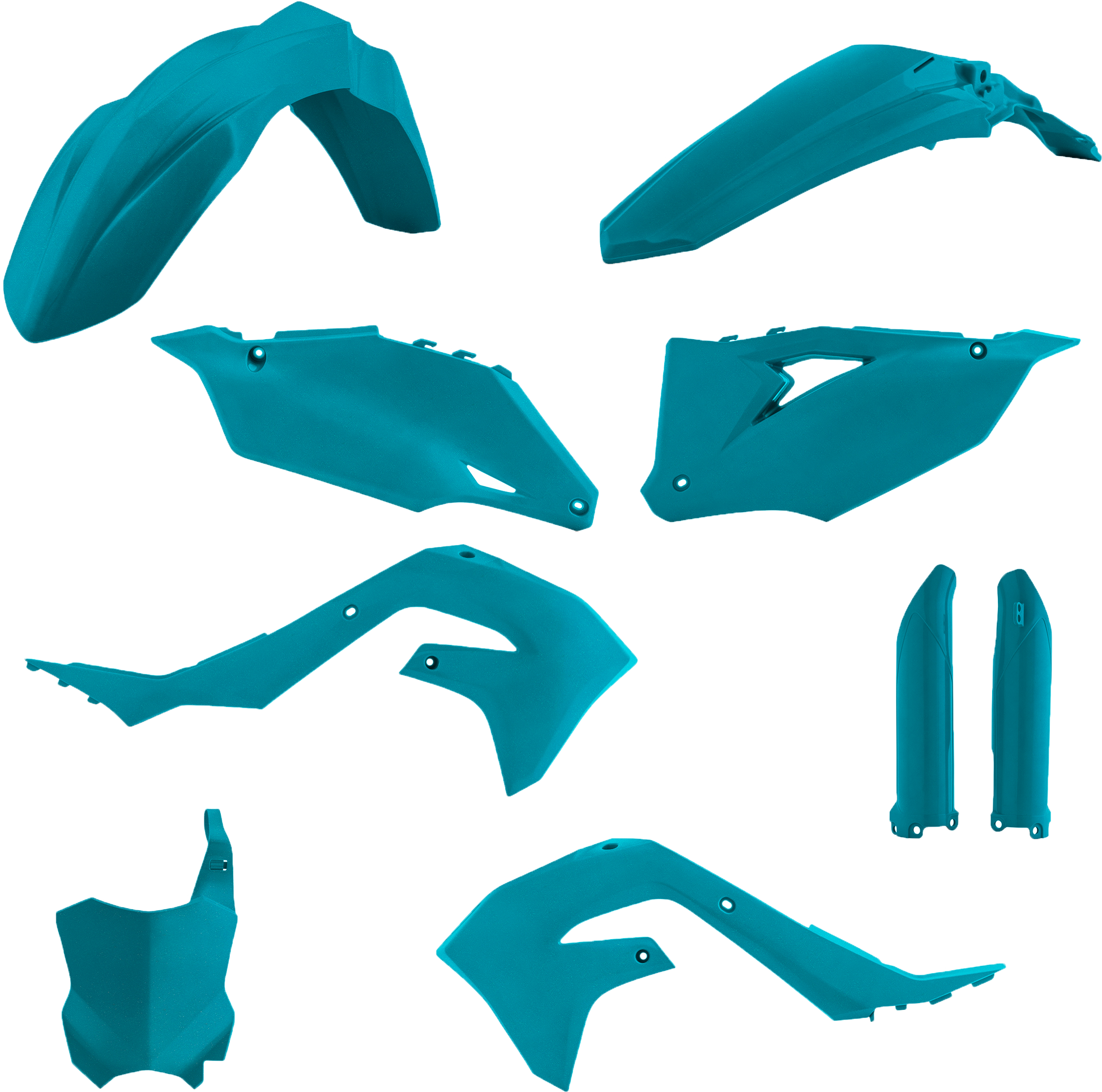 Full Plastic Kit Kaw Teal Metallic