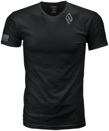 Harddrive Shield Tee Black/White Md